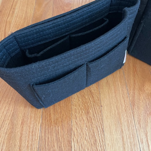 Bag Organizer Insert Set of 2 Black - Picture 3 of 8